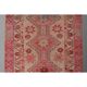 1970s Turkish Hand-Knotted Wool Cotton Pink Runner Rug 80x310