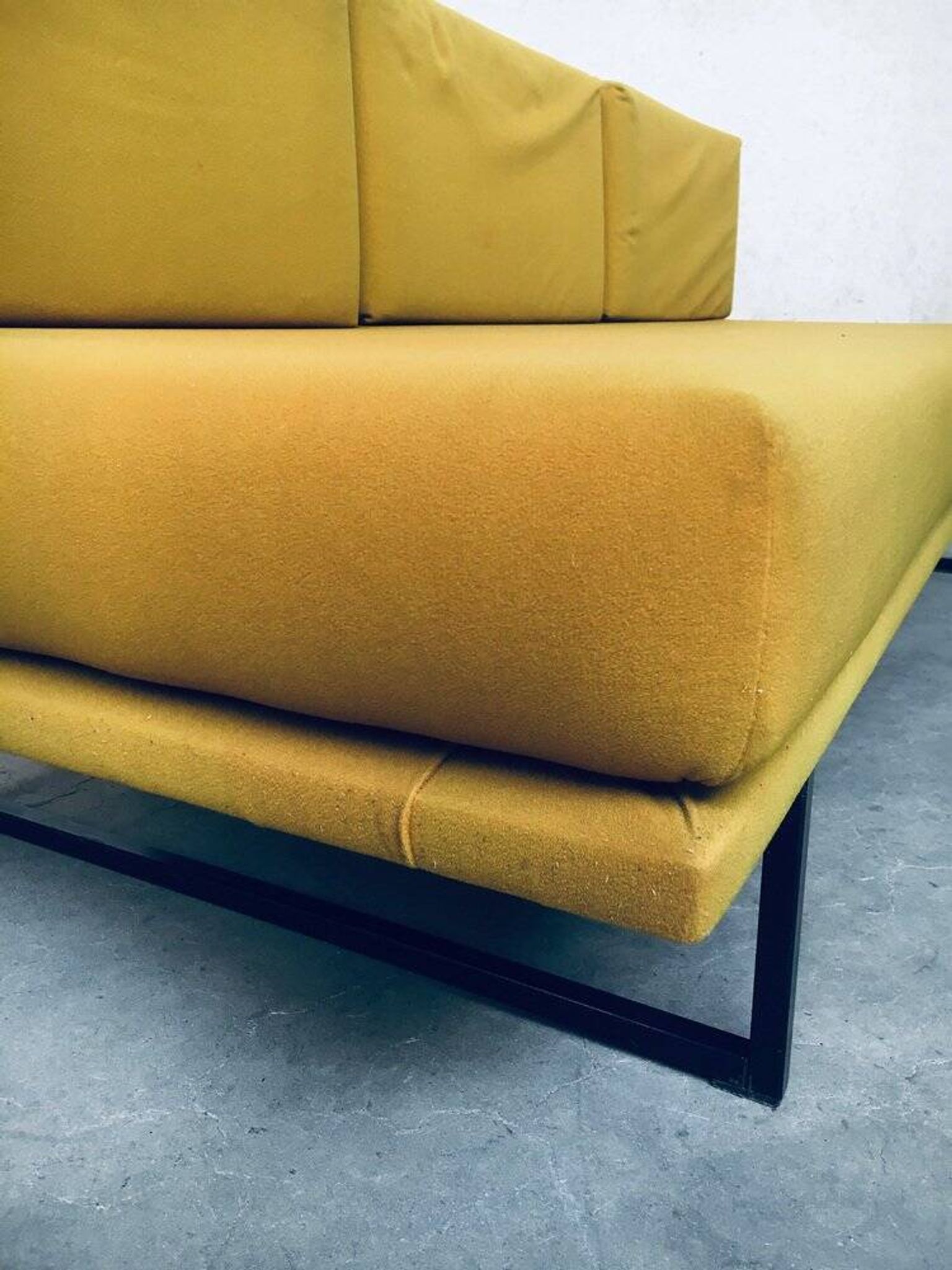 Mid-Century Dutch 3 Seat Sofa Daybed, 1960s