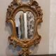 Miroir bois doré 60 x 30 cm