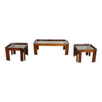 Coffee table and end table set, 1970