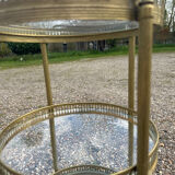 Small wheeled side table from Maison Jansen.