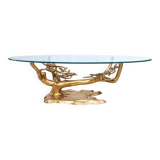 Brass Bonsai coffee Table by Willy Daro