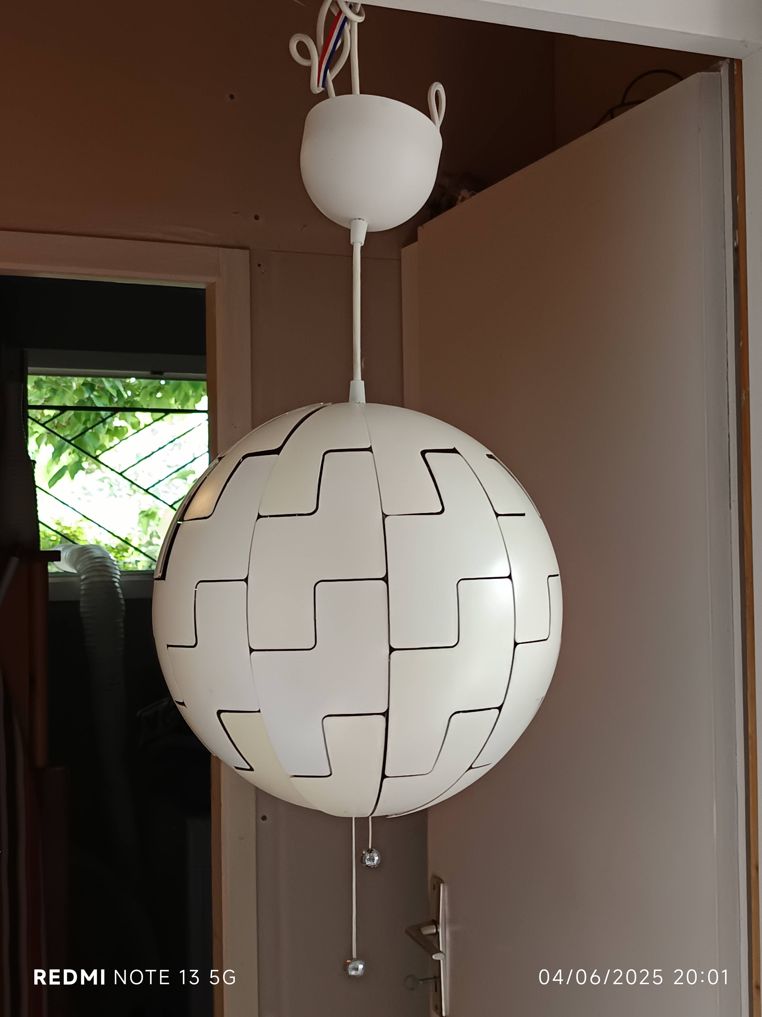 IKEA PS 2014 pendant light in white and silver
