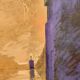 Vintage Surreal oil Painting by Gunar Thoren 1997