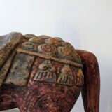 Polychrome wooden horse