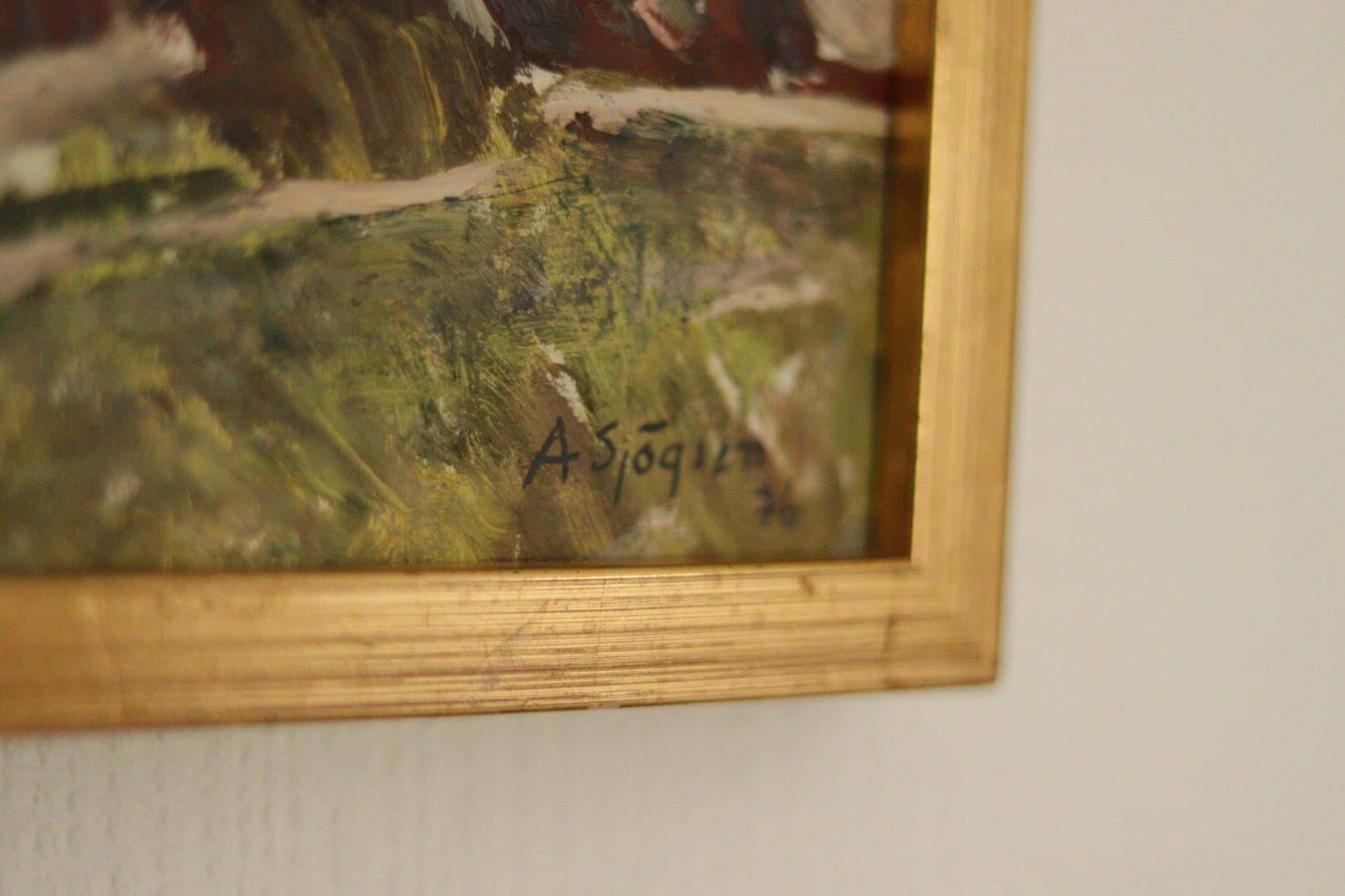 House in the countryside by Axel Sjögren