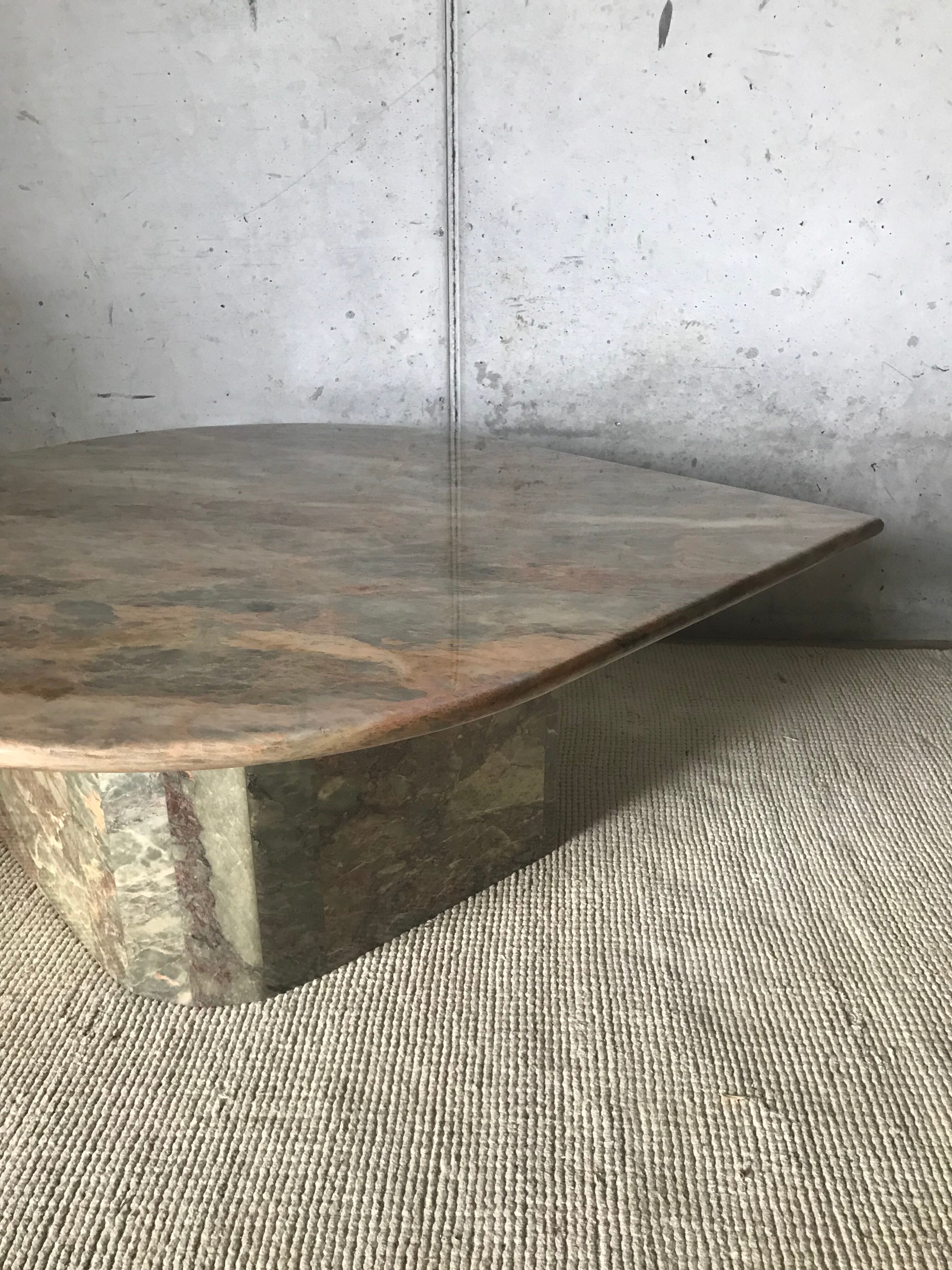 Marble coffee table