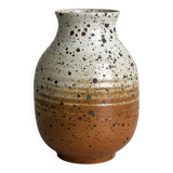 Vase en grès pyrité