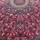 XXL hand-knotted Persian Mashad Moud carpet in wool, 1930s