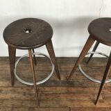 3 stools of bar design Jean Prouvé edition Vitra 2002