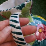 Pichet à fleurs céramique italienne