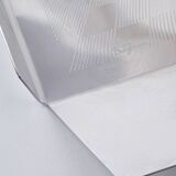 Stainless steel tray, Italian design, 1970s, made in Italy