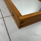 Vintage Scandinavian mirror pinewood