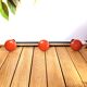 Wall coat rack 3p red 1960