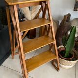 Vintage wooden stepladder