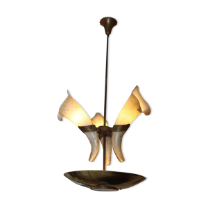 Lustre italien avec Cornucopias