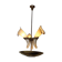 Italian chandelier with Cornucopias by Barovier Murano glass around 1960