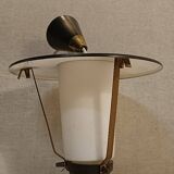 Plafonnier métal laiton vintage 50'