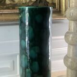 Vase cylindre façon écailles