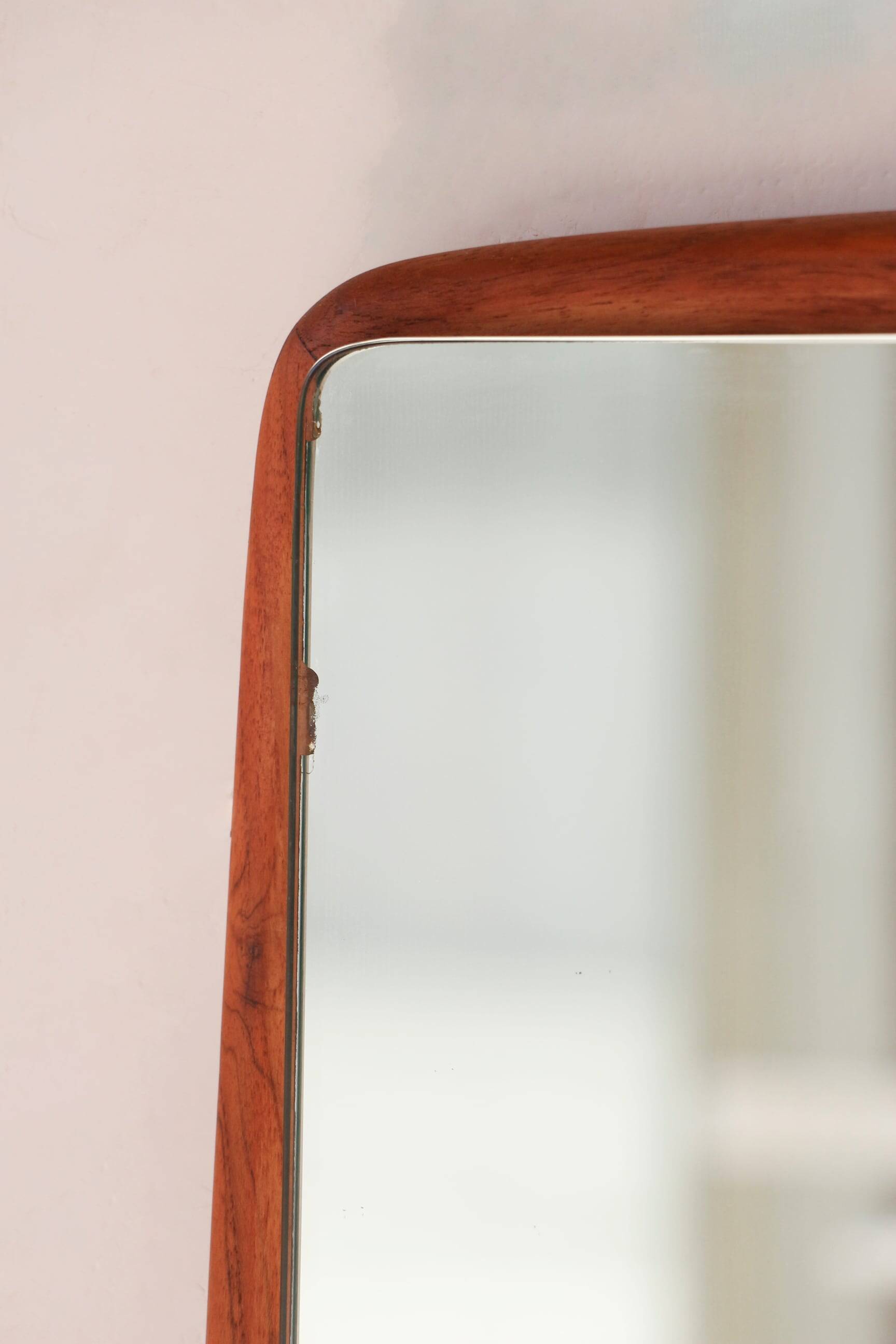 Vintage Scandinavian teak mirror – 1960s - 14.09.23.06