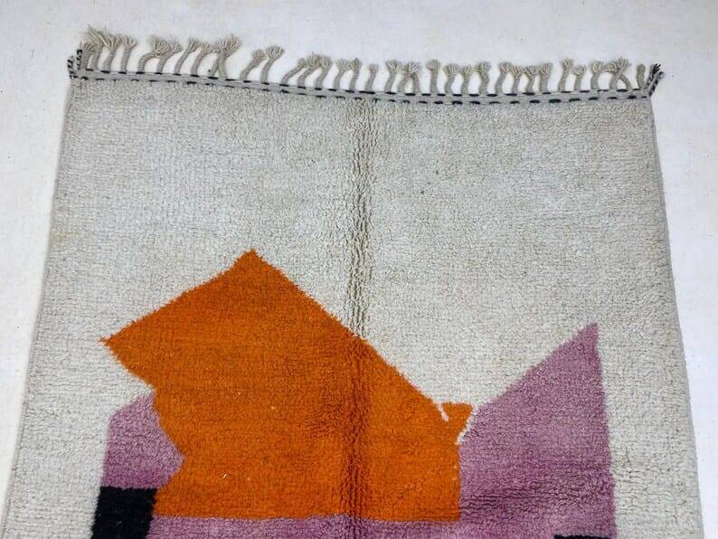 Colorful handmade Berber rug size 150 x 250 cm