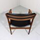 Armchair in teak & leather by Frem Røjle, Denmark