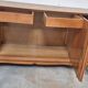 Enfilade 4 portes 1950-1960 pieds compas merisier