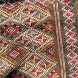 Hand-woven wool Kilim rug