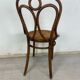 Curved wooden chair