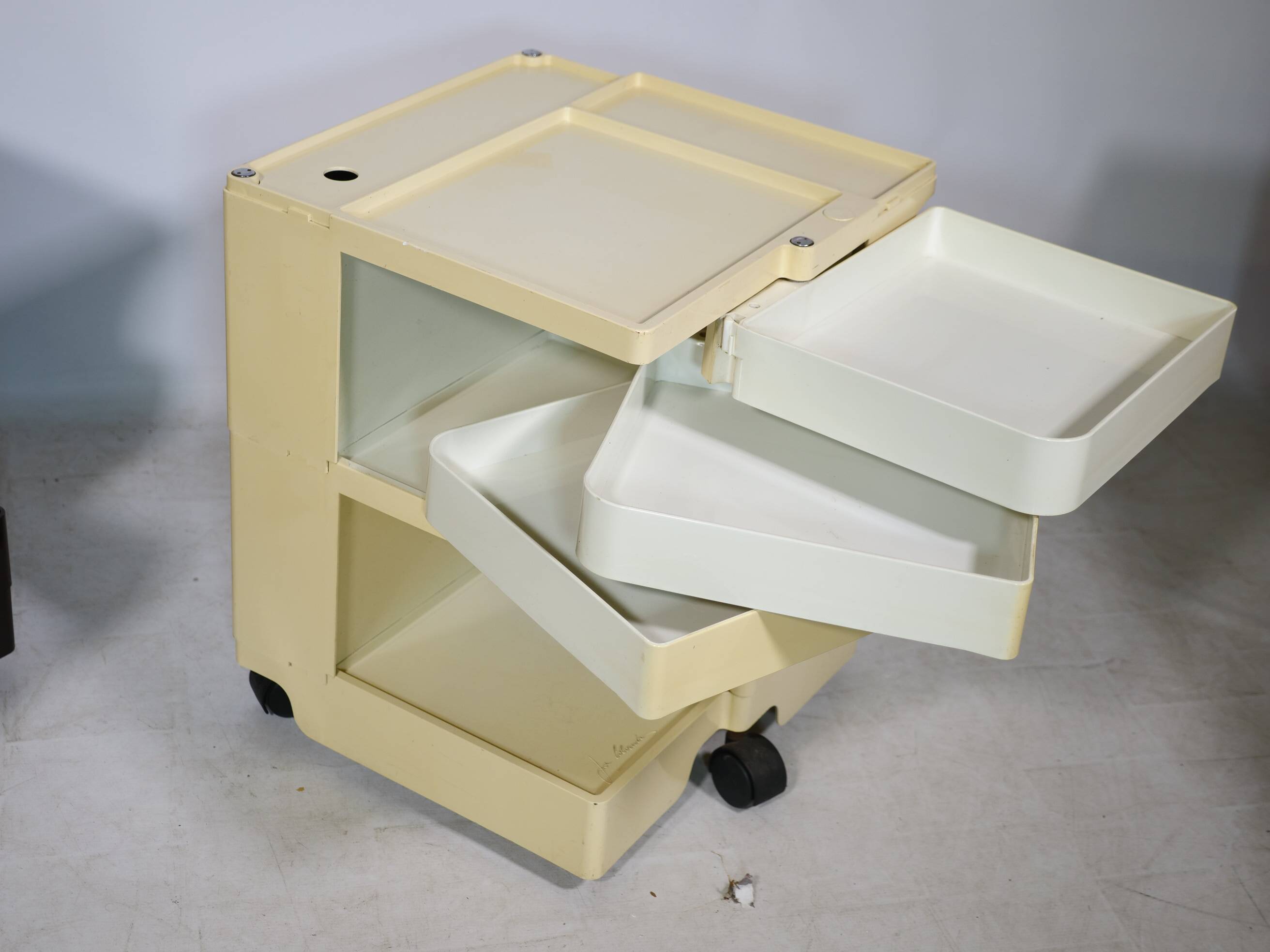 Space Age Rolling Cabinets in Plastic by Joe Colombo, Set of 2, 1970