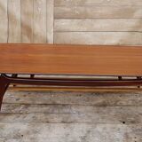 Teak coffee table by Louis van Teeffelen for WéBé, 1950s