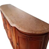 Regency style cherry wood sideboard