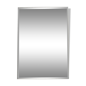 Antique beveled stitched mirror 38x54cm