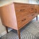 Low Scandinavian enfilade in teak, late 1960s.