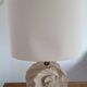 Large 1980s natural stone sculpture lamp.
