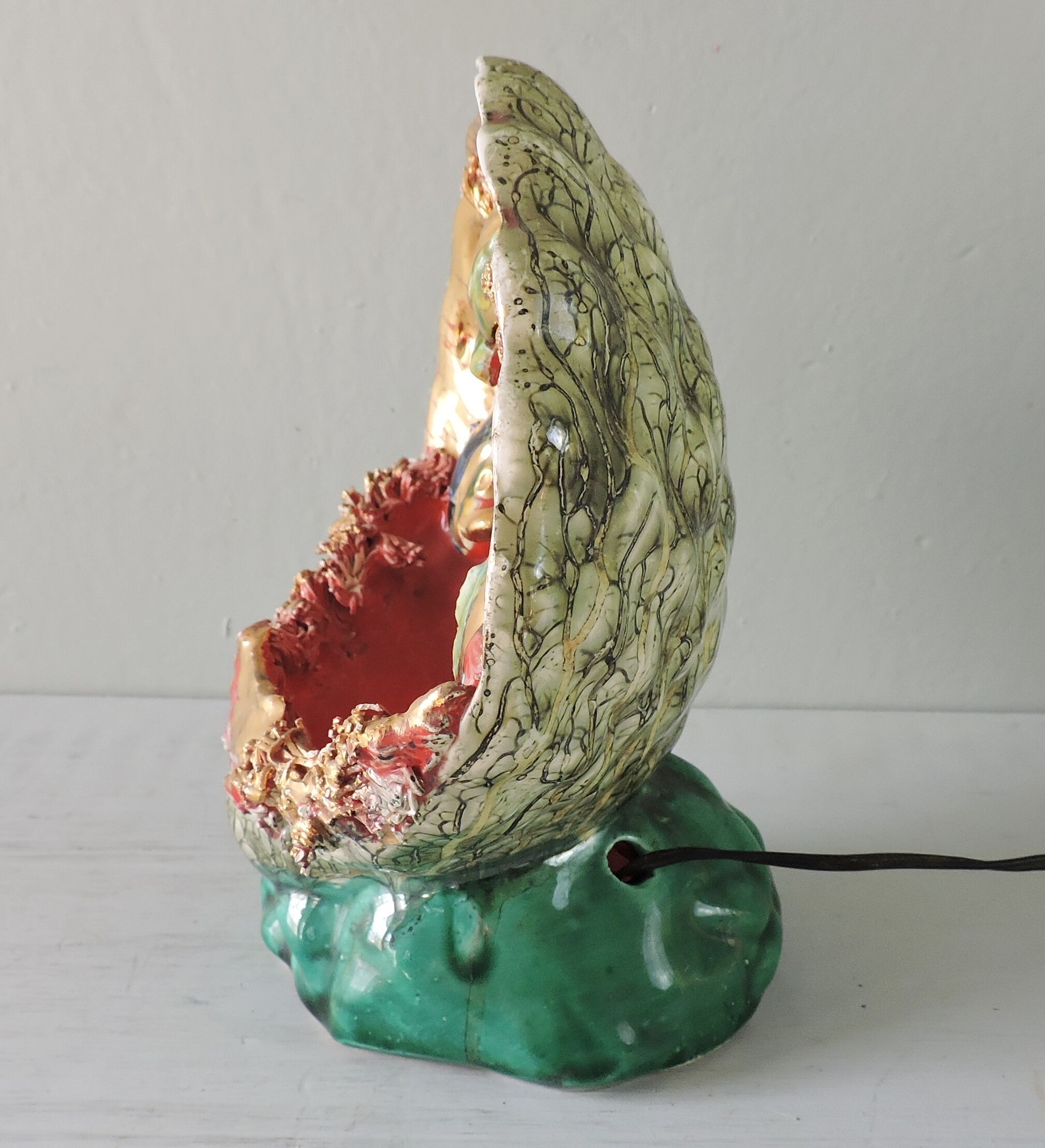 Vintage lamp Vallauris style France 50s
