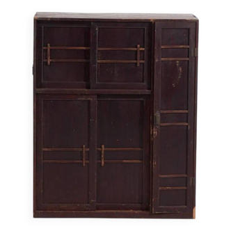 Old Japanese Tansu wardrobe – Showa period (c.1926-1970) #17