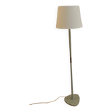 wooden and brass floor lamp - Sweden 50s/60s