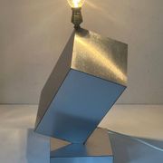 Vintage geometric lamp, 1970s design