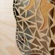 Vintage mosaic mirror sun motif - Unique piece from Italy, 1970s - Beautiful details, very decorative, bohemian style, gift idea.