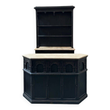 Patinated bar set from the early 20th century.