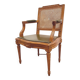 Louis XVI style office armchair in 19th century stained beech