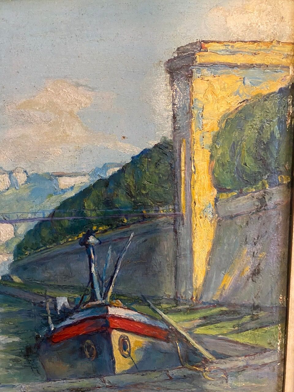 Old painting, signed marine, 50s/60s
