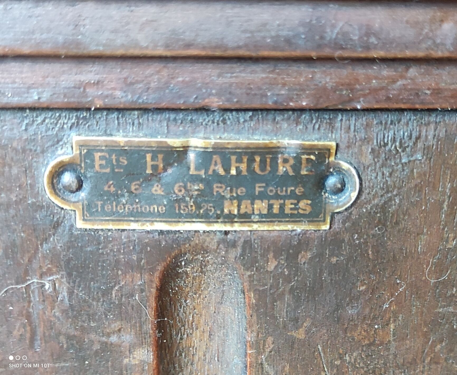 Former bistro table lahure nantes