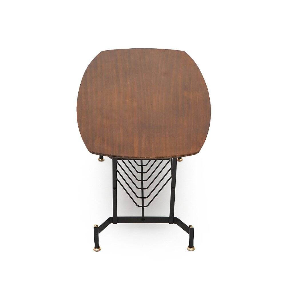 Coffee table with magazine rack, 1950s