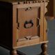 Oak canapé adorned with original upholstery, Nordic classicism, Sweden, 1930s.