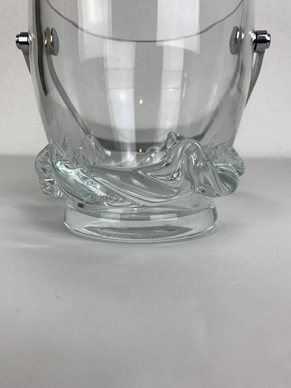 Daum Sorcy crystal ice bucket