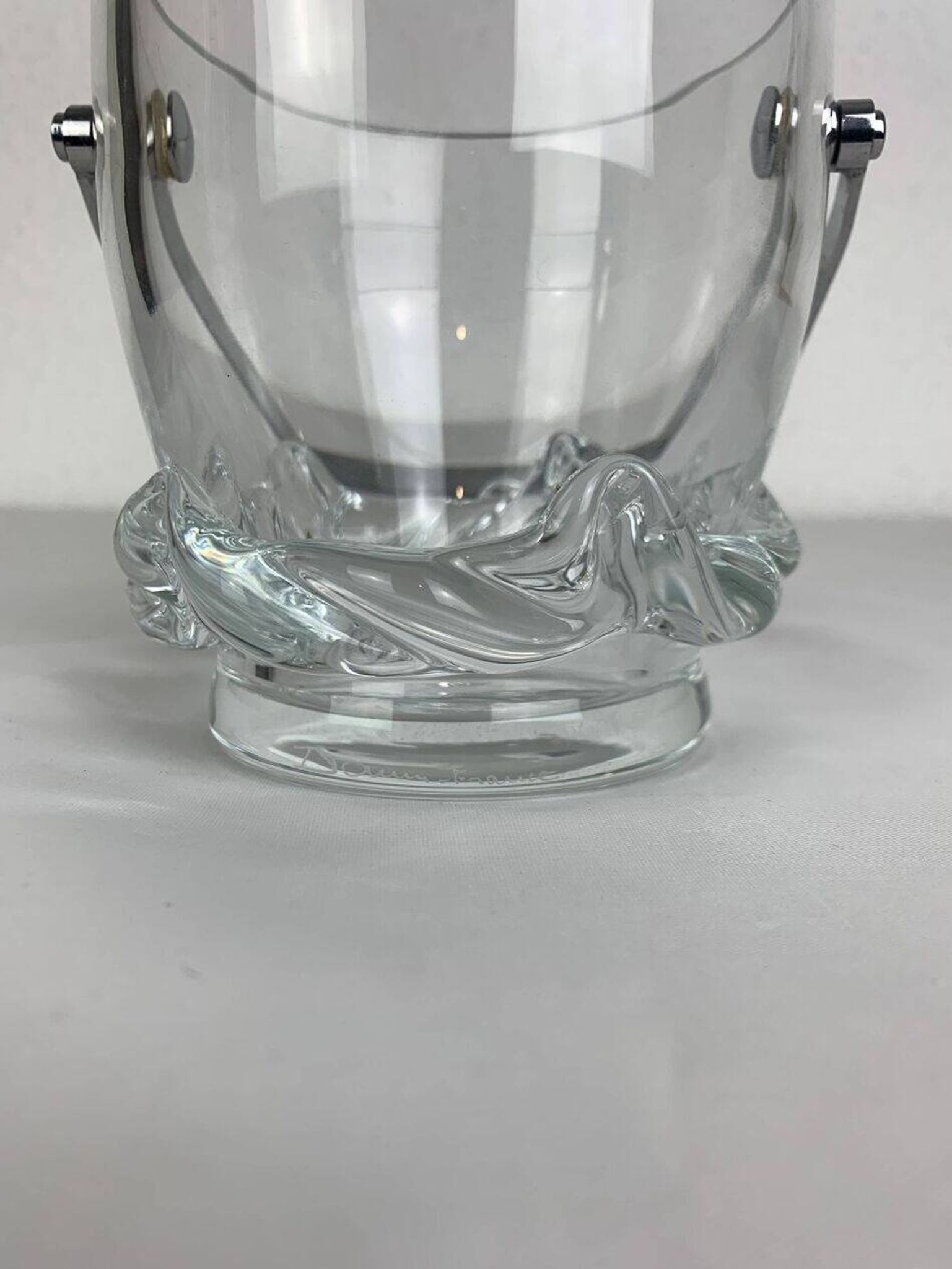 Seau à glace Daum Sorcy en cristal
