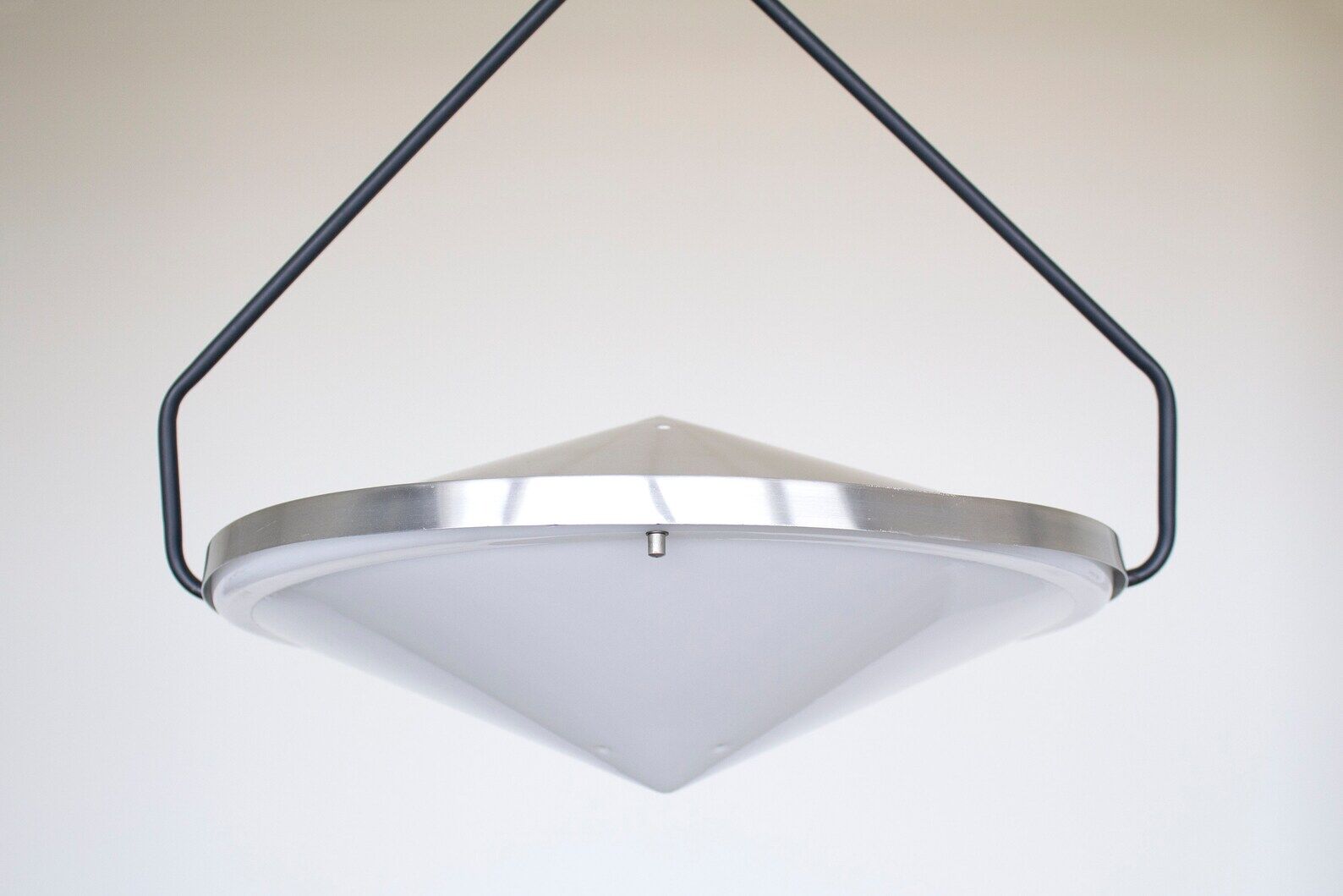 Hanging lamp kompas / compass designed by dutch raak, mid century pendant light