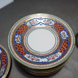 Tea and cake service in porcelain Circa 1950/60